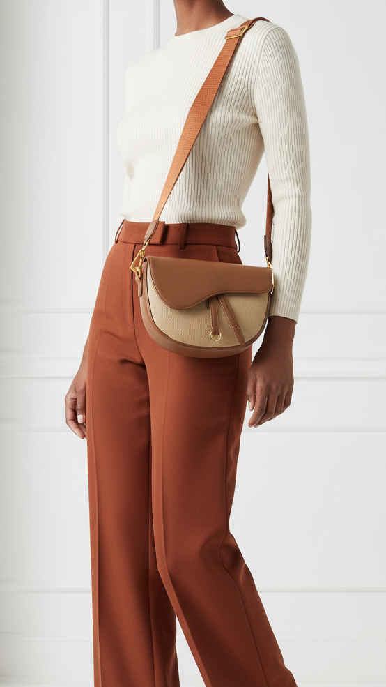 Cross Shoulder Bags BS2205-Tan