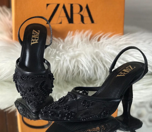 Embroidery Zara heel